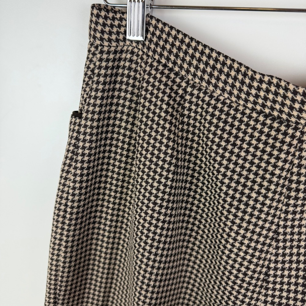 Garfield & Marks Continental Pkt Pants Sz‎ 8 VTG Houndstooth USA Academia Office - Picture 4 of 11